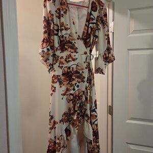 june asymmetrical dress Shona Joy La Lune Asymmetrical Gathered Maxi Dress in Metallic Gold